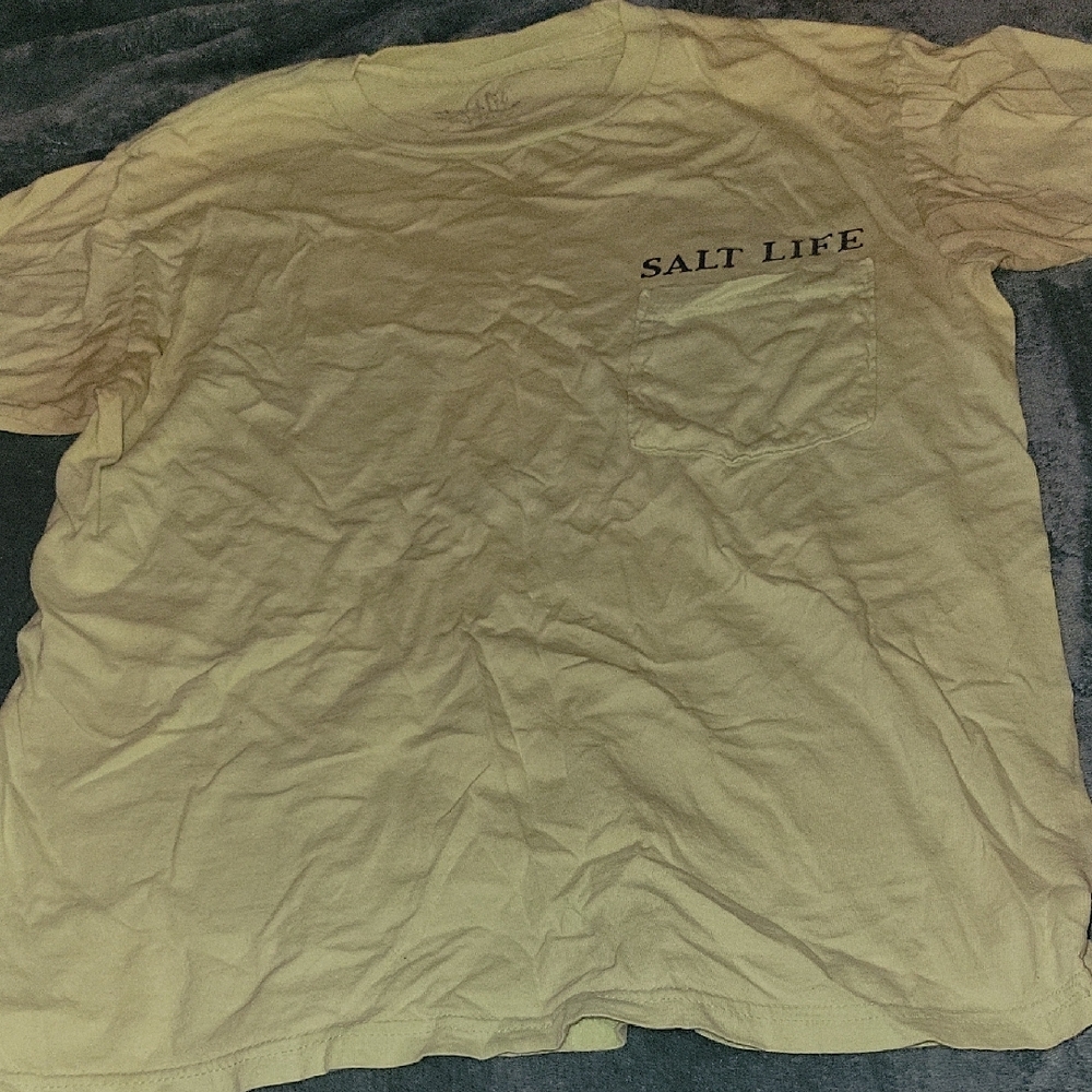 Salt Life Men's Yellow T-Shirt